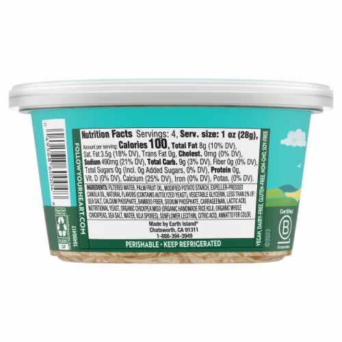Follow Your Heart® Dairy Free Vegan Parmesan Style Shredded Cheese Perspective: bottom