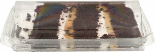 David's Cookies Marshmallow Cookie Dough Cake Slice Perspective: bottom