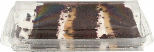 David's Cookies Marshmallow Cookie Dough Cake Slice Perspective: bottom