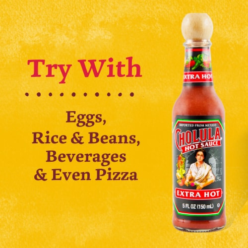 Cholula Extra Hot Sauce Perspective: bottom