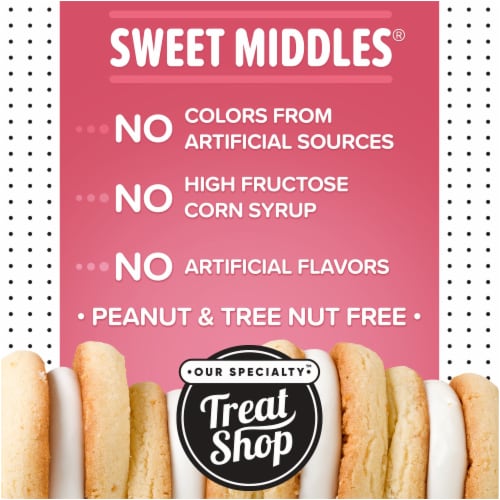 Our Specialty Crème Brulee Sweet Middle Sandwich Cookies Perspective: bottom