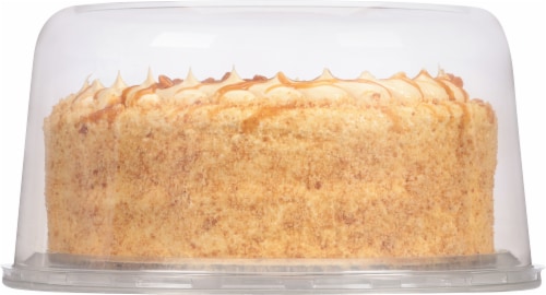 Our Specialty Treat Shop Double Layer Caramel Cake Perspective: bottom