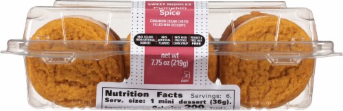 Our Specialty™ Treat Shop® Pumpkin Spice Sweet Middle Filled Mini Desserts Perspective: bottom