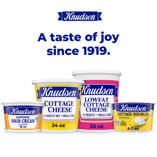 Knudsen Lowfat Small Curd Cottage Cheese Perspective: bottom