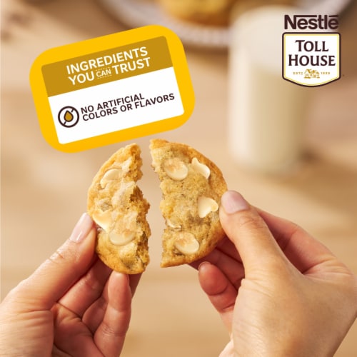 Nestle Toll House White Chip Macadamia Nut Cookie Dough Perspective: bottom