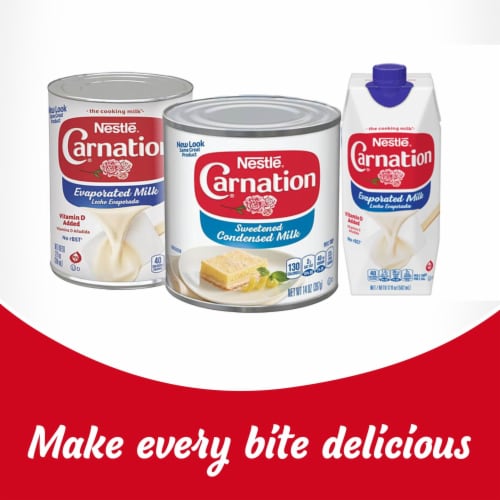 Nestle Carnation Evaporated Milk with Vitamin D Added Perspective: bottom