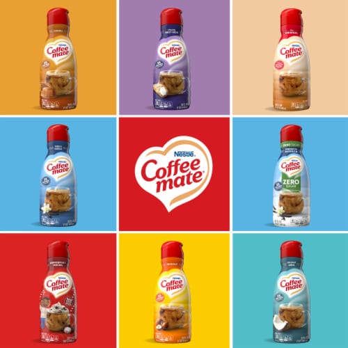 Nestle Coffee mate French Vanilla Fat Free Liquid Coffee Creamer Perspective: bottom
