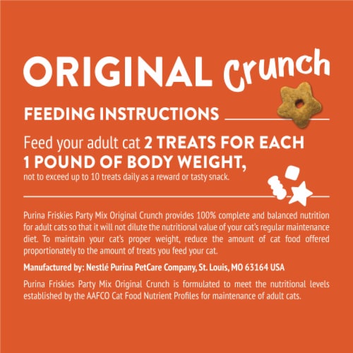 Friskies® Party Mix Original Crunch Cat Treats Perspective: bottom