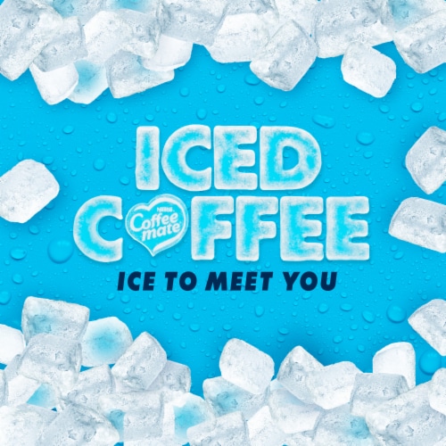 Coffee Mate French Vanilla Flavored Iced Coffee Non-Dairy Cold Coffee Ready to Drink Perspective: bottom