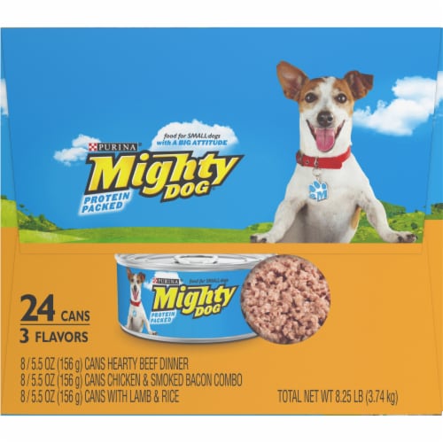 Mighty dog wet best sale food