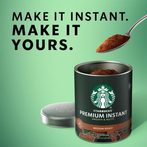 Starbucks Premium Medium Roast Instant Coffee Perspective: bottom