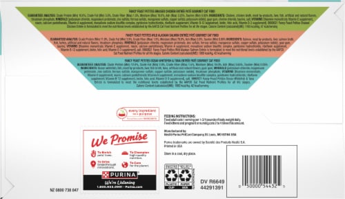 Purina® Fancy Feast® Petites Pate Collection Wet Cat Food Perspective: bottom