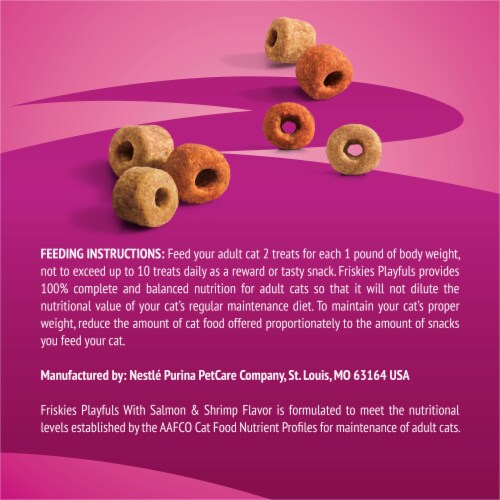 Purina Friskies Playfuls Cat Treats Salmon & Shrimp Flavor Perspective: bottom