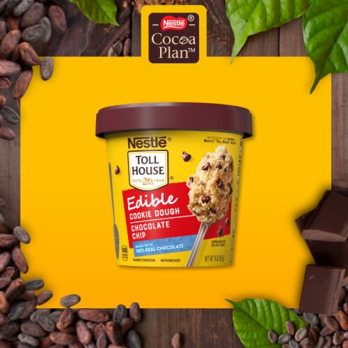 Nestle® Toll House Chocolate Chip Edible Cookie Dough Perspective: bottom