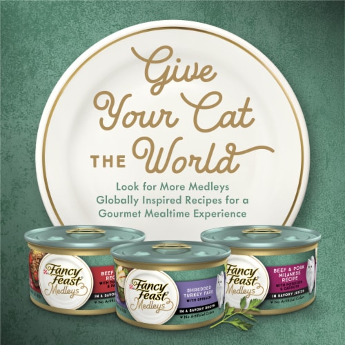 Fancy Feast Medleys White Meat Chicken Florentine with Cheese & Vegetables Pate Wet Cat Food Perspective: bottom