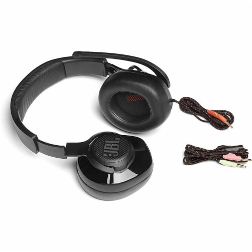 JBL Quantum 200 - Wired Over-Ear Gaming Headphones Perspective: bottom