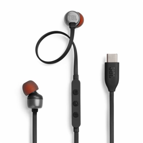 JBL Harman Tune 310C USB-C Headphones - Black Perspective: bottom