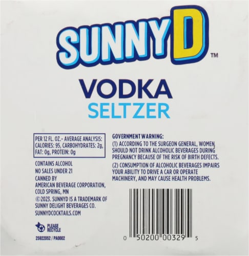 SunnyD™ Vodka Seltzer Perspective: bottom