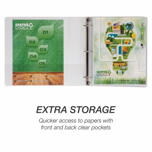 Samsill Earth's Choice Biobased Round Ring View Binder Perspective: bottom