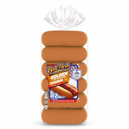 Ball Park Golden Hot Dog Buns Perspective: bottom