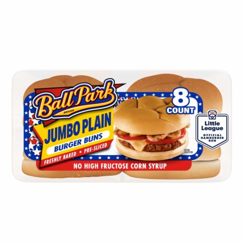 Ball Park Jumbo Plain Burger Buns Perspective: bottom