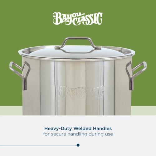 Bayou Classic 44 qt Stainless Stockpot