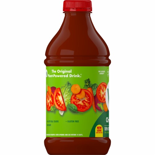V8® Original 100% Vegetable Juice Bottle Perspective: bottom