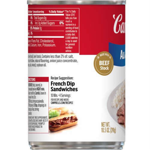 Campbell's® Au Jus Gravy Perspective: bottom