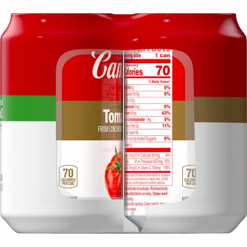 Campbell's® 100% Tomato Juice Concentrate Perspective: bottom