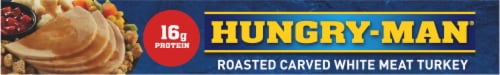 Hungry-Man Roasted Carved White Meat Turkey Frozen Meal Perspective: bottom