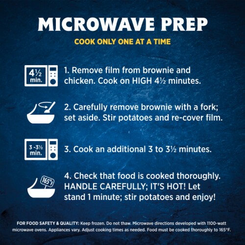 Hungry-Man Beer Battered Chicken Frozen Meal Perspective: bottom