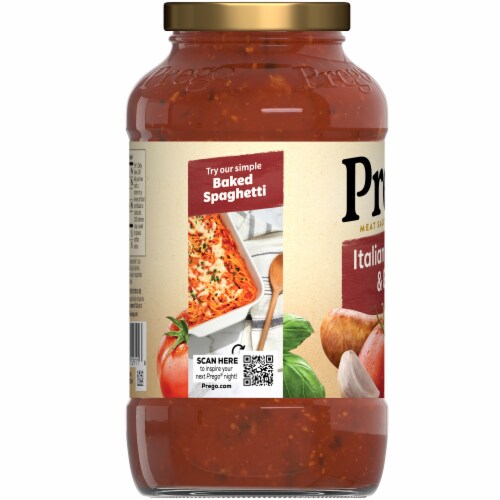 Prego® Italian Sausage & Garlic Meat Sauce Perspective: bottom
