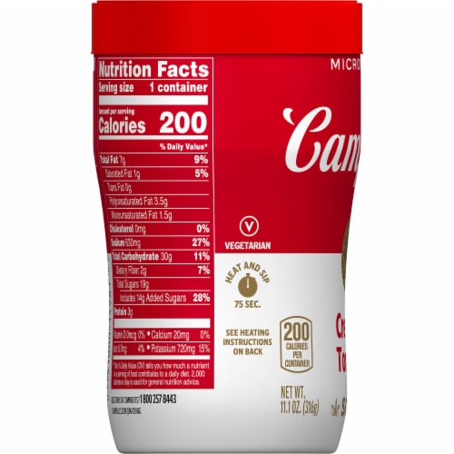 Campbell’s Sipping Soup Creamy Tomato Soup Perspective: bottom