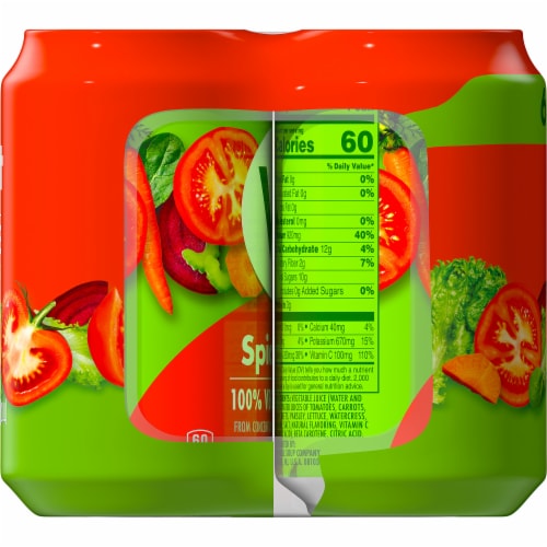 V8 Spicy Hot 100% Vegetable Juice Perspective: bottom