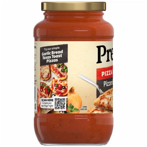 Prego® Pizzeria Style Pizza Sauce Jar Perspective: bottom