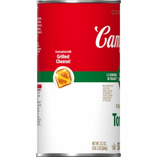 Campbells® Condensed Healthy Request Tomato Soup Family Size Perspective: bottom
