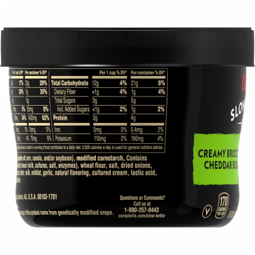 Campbell's® Slow Kettle® Style Creamy Broccoli Cheddar Bisque Perspective: bottom
