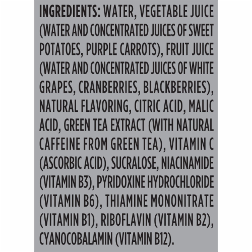 V8 + Energy Sparkling Blackberry Cranberry Energy Drink Perspective: bottom
