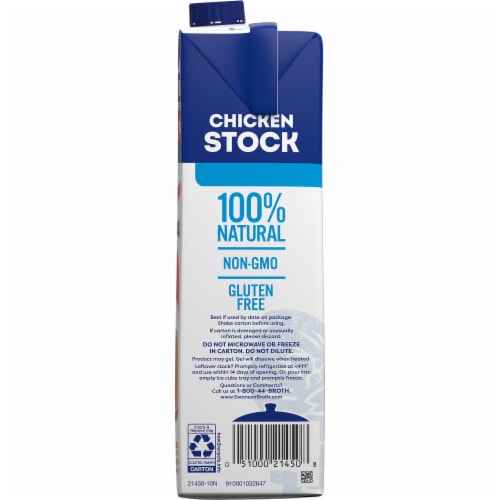 Swanson® 100% Natural Unsalted Chicken Stock Perspective: bottom