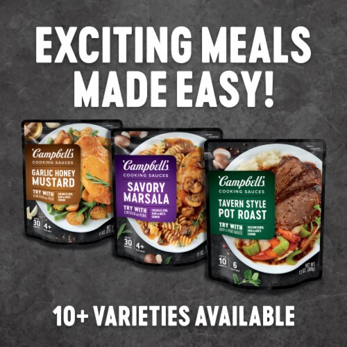 Campbell's® Cooking Sauces Creamy Parmesan Sauce Pouch Perspective: bottom