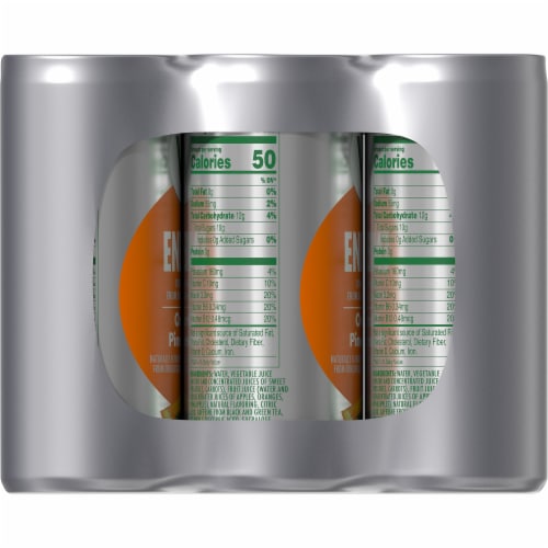 V8 +ENERGY Orange Pineapple Energy Drink Perspective: bottom