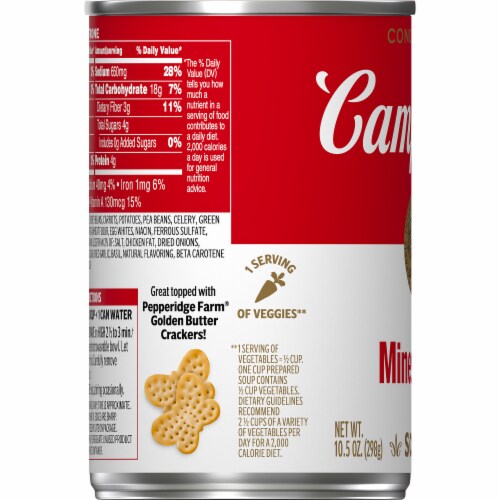 Campbell's® Condensed Minestrone Soup Perspective: bottom