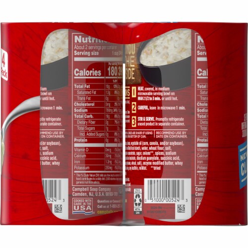Campbell's Chunky New England Clam Chowder Soup Perspective: bottom