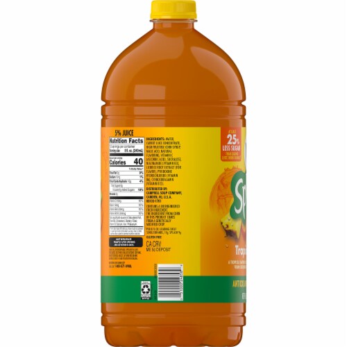 V8 Splash® Tropical Blend Flavored Juice Beverage Perspective: bottom