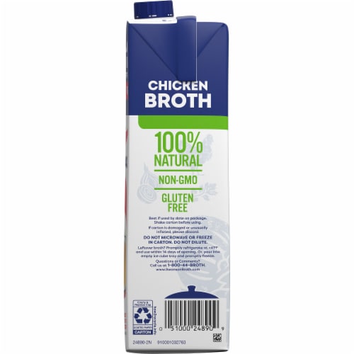 Swanson® Organic Low Sodium Chicken Broth Perspective: bottom