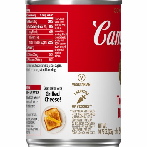 Campbell's® Condensed Tomato Bisque Perspective: bottom
