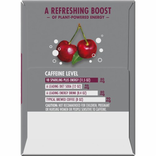 V8 Plus™ Energy Black Cherry Sparkling Energy Drink Perspective: bottom