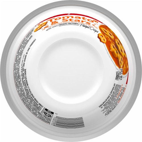 Campbell's® Tomato & Stars with Mini Pretzel Crisps Soup Perspective: bottom