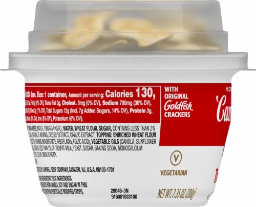Campbell's® Classic Tomato Soup with Original Goldfish® Crackers Perspective: bottom