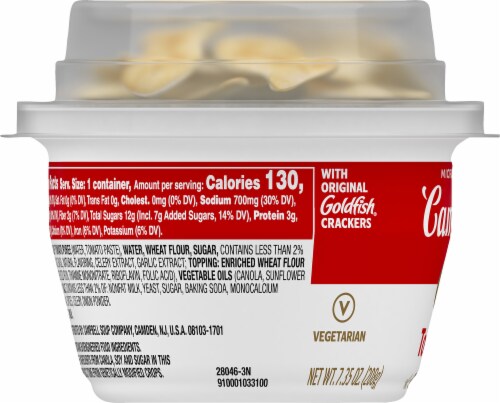 Campbell's® Classic Tomato Soup with Original Goldfish® Crackers Perspective: bottom
